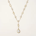 Baroque Pearl Station Necklace